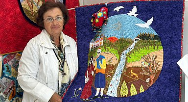 20 yıl önce öğrendiği 'kırkyama' sanatını yaşatıp, gençlere aktarmak istiyor