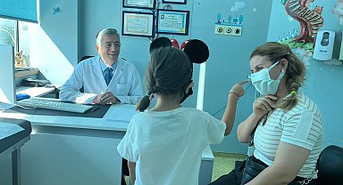 9 yaşındaki Miray, annesinin böbreğiyle sağlığına kavuştu