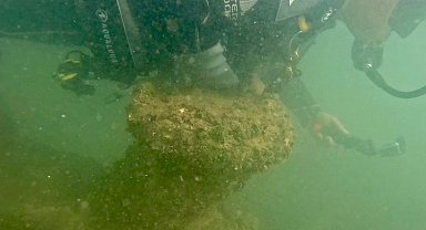 92 yıl önce Ordu'da batan Rus şilebine keşif dalışı yapıldı