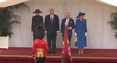 ABD Başkanı Donald Trump, Kral Charles ile bir araya geldi