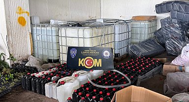 Adana merkezli 5 ilde sahte içki operasyonu