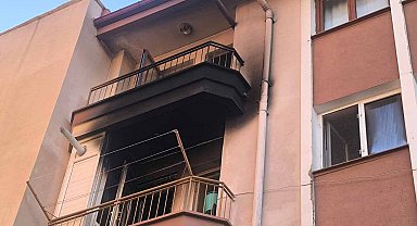 Afyonkarahisar'da daire yangını: 1 ölü