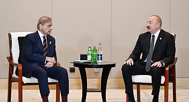 Aliyev ve Şerif, Çin'de bir araya geldi