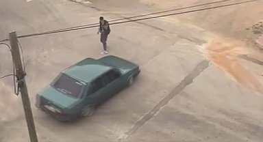 Amasya'da drift atan sürücüye 46 bin lira ceza