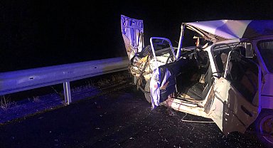 Amasya'da TIR ile otomobil çarpıştı: 1 ölü