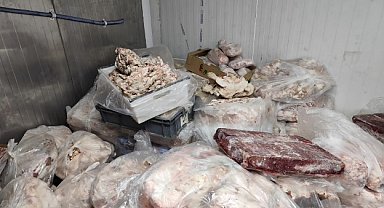 Ankara'da 11 bin 250 kilo kaçak et ve tavuk ürünü ele geçirildi