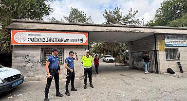 Ankara'da okul çevrelerinde denetim