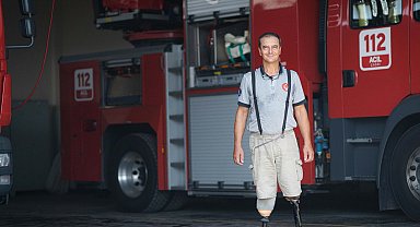 Bacaklarını kaybetti ama umudu hayata bağladı