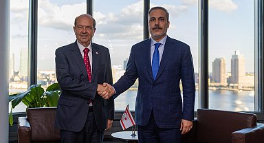 Bakan Fidan, KKTC Cumhurbaşkanı Tatar ile görüştü