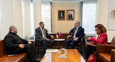 Bakan Fidan, Ukrayna Cumhurbaşkanlığı Ofisi Başkanı Yermak ile görüştü