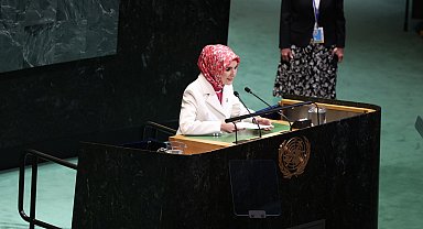 Bakan Göktaş, 'Dördüncü Dünya Kadın Konferansı'nın Genel Kurul Üst Düzey Toplantısı'na katıldı