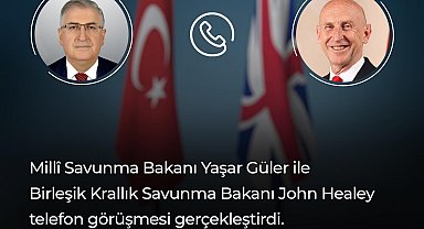 Bakan Güler, İngiliz mevkidaşı Healey ile görüştü