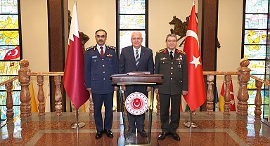 Bakan Güler, Katar Genelkurmay Başkanı Al Mannai'yi kabul etti