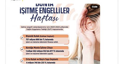 Bakan Işıkhan: İşitme engelli vatandaşlara birçok destek sağlandı