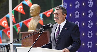 Bakan Tekin, Bakü Türk Anadolu Lisesi açılış törenine katıldı