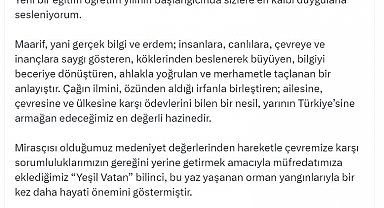 Bakan Tekin'den yeni eğitim-öğretim yılı mesajı