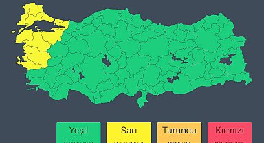 Bakanlıktan 11 il için 'kuvvetli rüzgar ve fırtına' uyarısı
