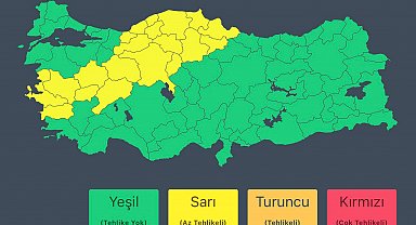 Bakanlıktan 3 bölge için 'sağanak' uyarısı