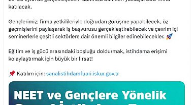 Bakanlıktan sanal istihdam fuarı