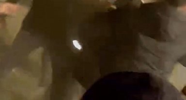 Balkan Panayırı'nda iki grup arasında tekme-tokat kavga kamerada