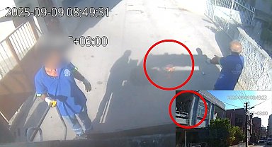 Balkondan sokağa çöp atıp, tepki gösteren temizlik işçisini darbettiler