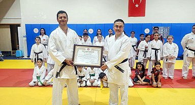 Başsavcı Oğuzhan Dönmez karatede siyah kuşak aldı