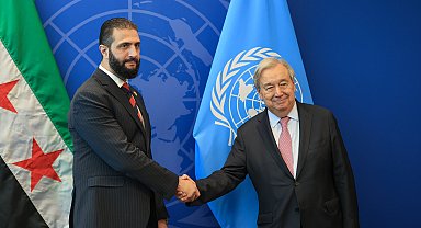 BM Genel Sekreteri Guterres, Suriye Cumhurbaşkanı Şara ile görüştü