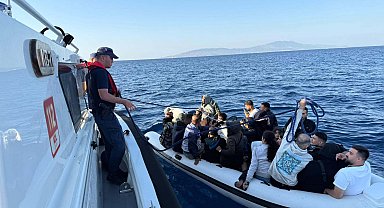 Bodrum'da 24 kaçak göçmen ile 2 organizatör yakalandı