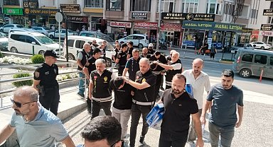 Çorum'da 10 milyonluk 'change' araç operasyonu: 8 gözaltı