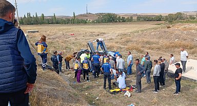 Çorum'da düğün konvoyunda kaza: 2 yaralı