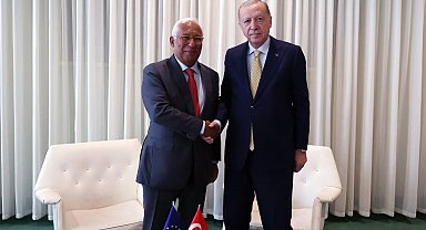 Cumhurbaşkanı Erdoğan, AB Konseyi Başkanı Costa ile görüştü