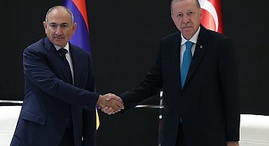 Cumhurbaşkanı Erdoğan, Ermenistan Başbakanı Paşinyan'ı kabul etti