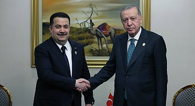 Cumhurbaşkanı Erdoğan, Irak Başbakanı Sudani ile bir araya geldi