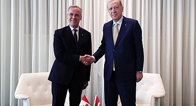 Cumhurbaşkanı Erdoğan, Kanada Başbakanı Carney'i kabul etti