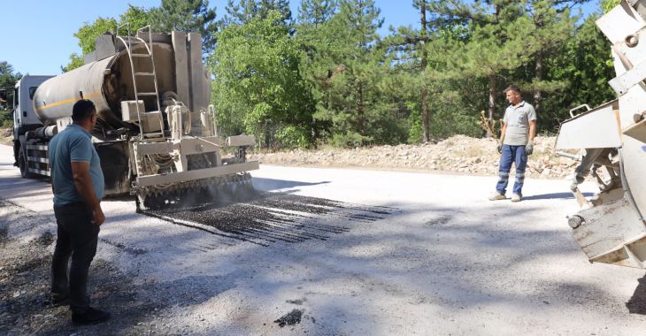 Dağ ilçelerinde ulaşıma konfor geldi