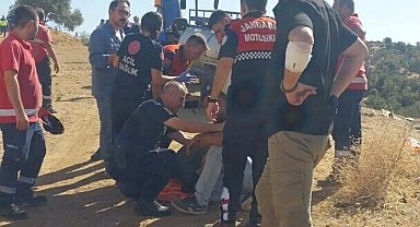 Devrilen kamyonetteki dinamitler kontrollü patlatıldı; 10 yaralı