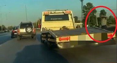 Düğün konvoyunda makas atan çekicinin sürücüsüne 19 bin 527 lira ceza