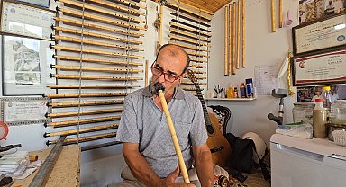 Dünyanın en iyi kamışlarının yetiştiği ilçede yarım asırdır ney yapıyor