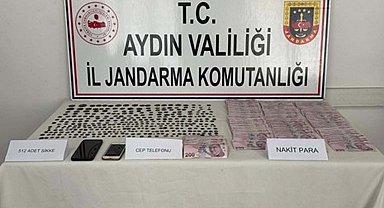 Durdurulan otomobilde tarihi eser ele geçirildi