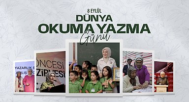 Emine Erdoğan'dan 'Dünya Okuma Yazma Günü' paylaşımı