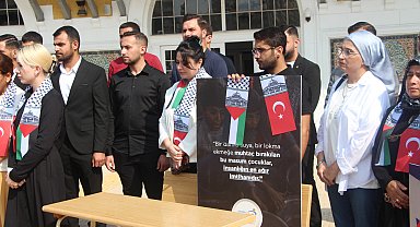 Gazzeli çocuklar, boş sıralarda anıldı