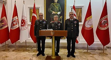 Genelkurmay Başkanı Bayraktaroğlu ile beraberindeki heyet KKTC'ye ziyarette bulundu