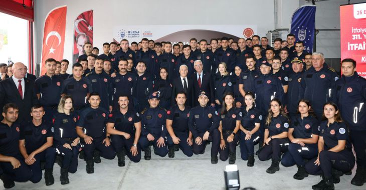 Harmancık'a tam donanımlı itfaiye binası