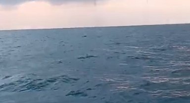 Hatay'da denizde çıkan hortumlar kamerada