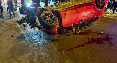 Hatay'da otomobil, motosiklete çarpıp takla attı: 3 ölü, 3 yaralı
