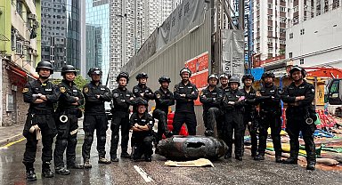 Hong Kong'da 2'nci Dünya Savaşı'ndan kalma bomba etkisiz hale getirildi