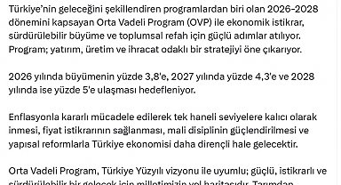 İletişim Başkanı Duran: OVP, sürdürülebilir bir gelecek için milletimizin yol haritasıdır