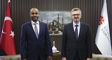 İletişim Başkanı Duran, Somali Limanlar ve Deniz Ulaştırma Bakanı Nur ile bir araya geldi