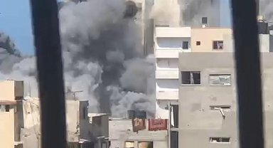 İsrail bir yüksek katlı binayı daha vurdu
