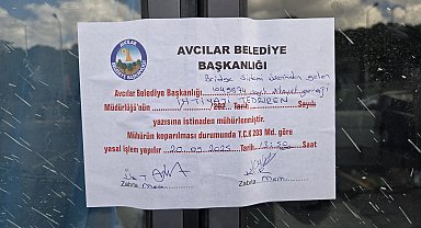 İstanbul - Avcılar'da kolonları kesildiği iddia edilen iş yeri mühürlendi